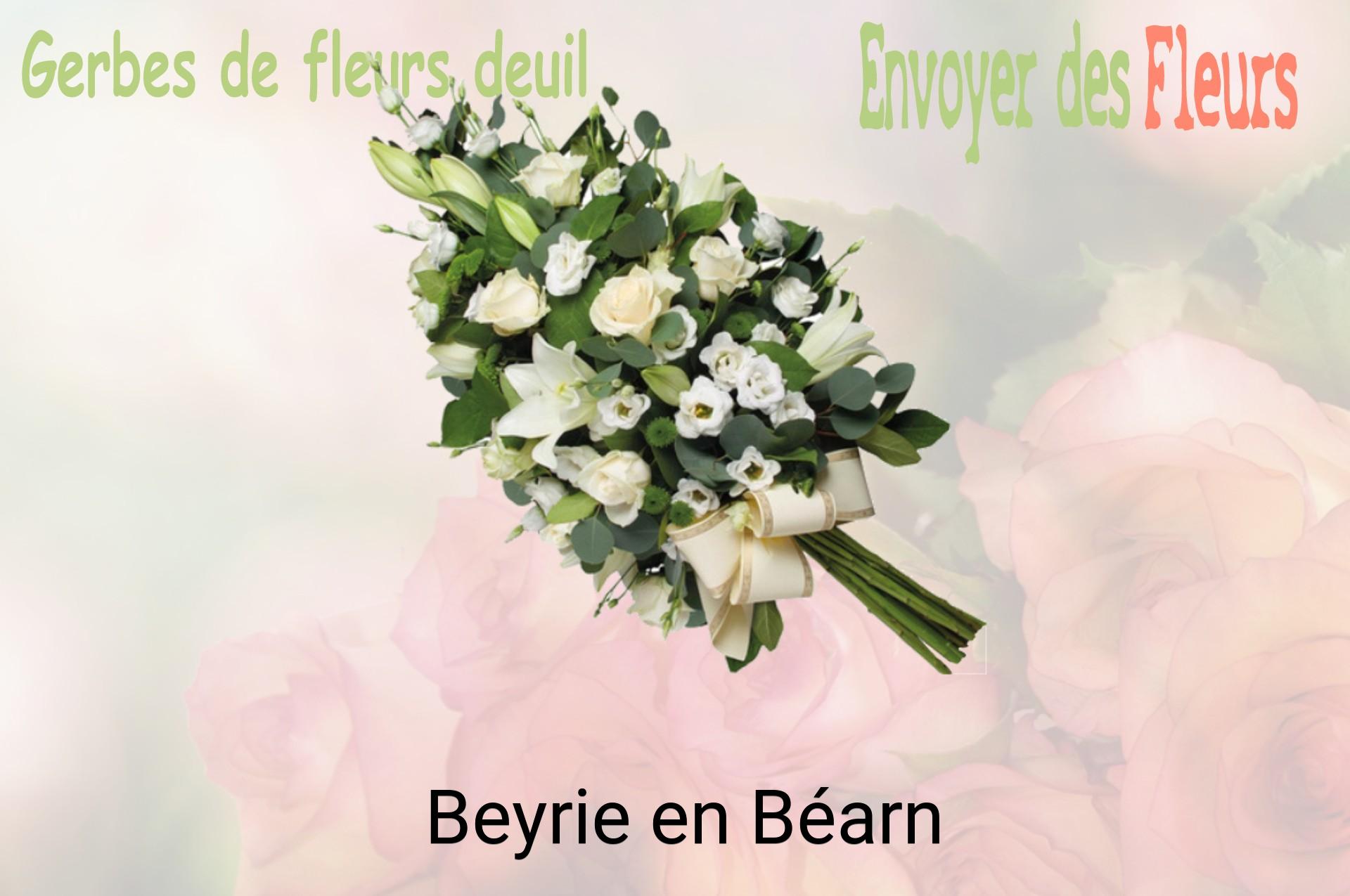 Gerbe de fleurs de deuil livrée à Beyrie-en-Béarn